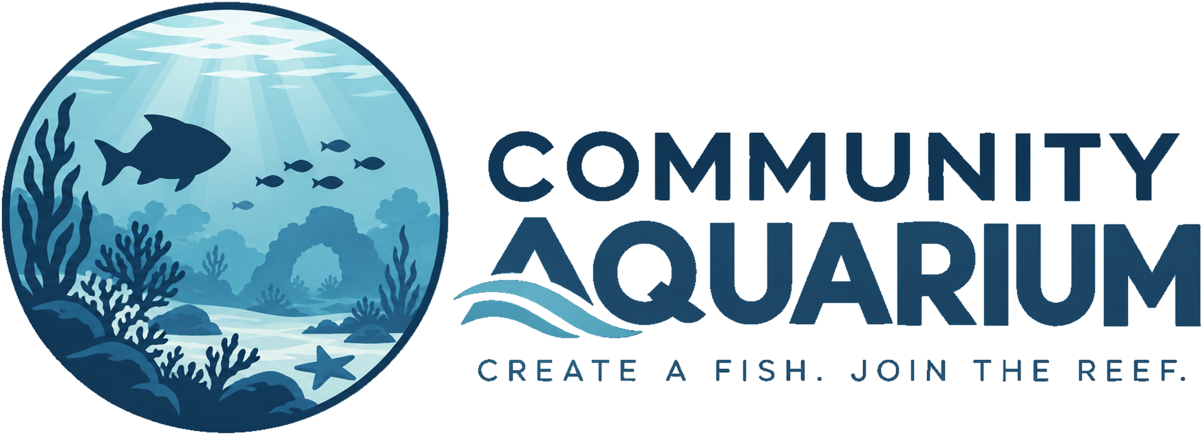 Community Aquarium — Create a fish. Join the reef.